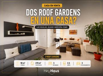 Casa de 3 habitaciones, Alvaro Obregón · Casa en Venta en Las Aguilas, Álvaro Obregón