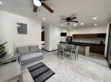 Departamento de 2 habitaciones, Mérida · Departamento en Temozón Norte Amueblado