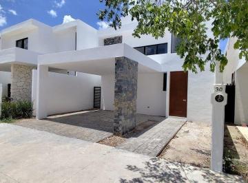 Casa · 227m² · 3 Recámaras · 2 Estacionamientos · Casa en Venta en Conkal, Mérida Yucatán (Eb - Vt7996)
