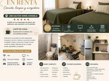 Departamento de 1 habitación, Hermosillo · Habitación en Renta Cerca de Hospitales.