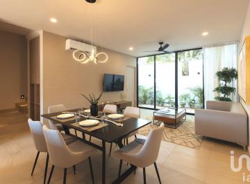 Casa · 129m² · 2 Recámaras · 2 Estacionamientos · Townhouse de 2 Recámaras con Roof Top Privado en Cholul