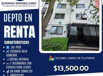 Departamento de 2 habitaciones, Alvaro Obregón · Dominio Inmobiliario Propone en Renta Departamento Amueblado en Colonia Lomas de Plateros