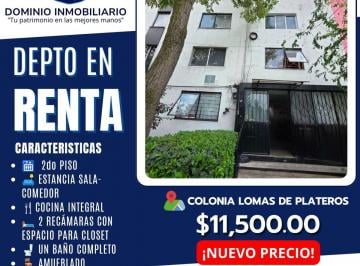 Departamento de 2 habitaciones, Alvaro Obregón · Dominio Inmobiliario Propone en Renta Departamento Amueblado en Colonia Lomas de Plateros