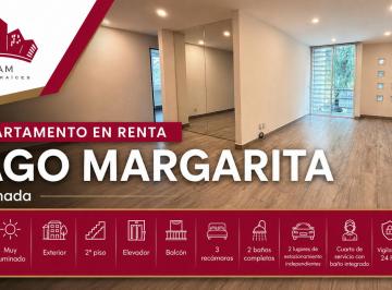 Departamento de 3 habitaciones, Miguel Hidalgo · Departamento en Renta Col. Granada - 3 Recámaras