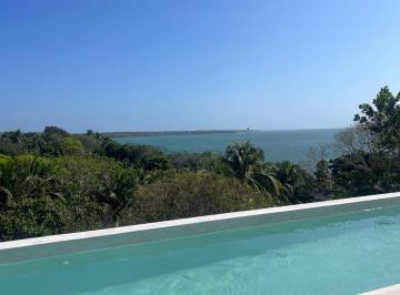Departamento de 1 habitación, Bacalar · Departamento Amueblado en Renta — Rooftop con Alberca y Vista a Laguna | Bacalar