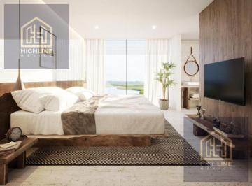 Departamento · 83m² · 2 Recámaras · 1 Estacionamiento · Departamento en Venta Dos Habitaciones Cancun con Wellness Center y Cancha de Padel