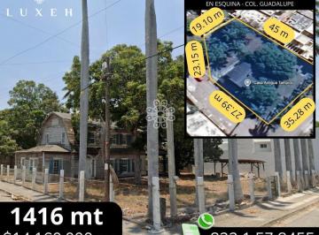 Terreno / Lote · 1416m² · Terreno en Venta en La Colonia Guadalupe en Tampico