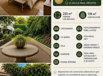 Departamento · 178m² · 3 Recámaras · 2 Estacionamientos · Exclusivo Departamento en Venta – Rodeado de Naturaleza y Confort