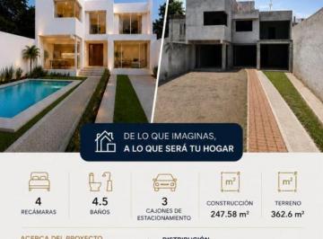 Casa · 362m² · 4 Recámaras · 3 Estacionamientos · Residencia Contemporánea con Gran Potencial en Zona Sumiya