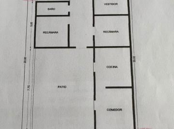 Casa · 132m² · 4 Recámaras · Casa de Una Planta en Venta en Col. San Marcos, Aguascalientes