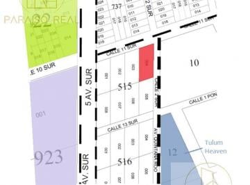 Terreno / Lote · 1123m² · Lote en La 5a Av Tulum de 1150 m², Se Aceptan Permutas