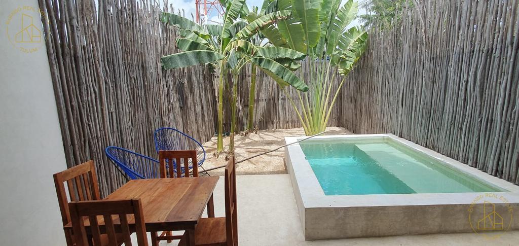 Beautiful 1-Bedroom Apartment with Pool and Private Patio in Tulum