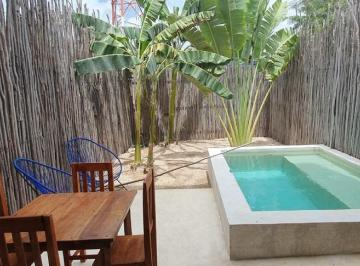 Departamento · 75m² · 1 Recámara · Hermoso Depa de 1 Rec con Piscina y Patio Privado en Tulum
