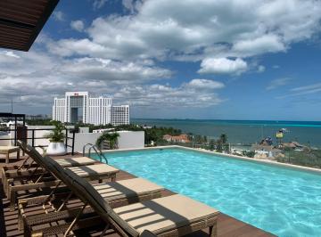 Departamento · 90m² · 1 Recámara · 1 Estacionamiento · Departamento Penthouse en Venta, 2 Recámaras, Frente Al Mar, Zona Hotelera, Cancún