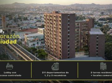Departamento de 1 habitación, Guadalajara · Departamento Desde 49 m² con 1 Recámara en Venta en Mezquitan Country