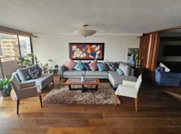 Sala de estar · Renta Departamento Penthouse en Polanco con Terraza Privada