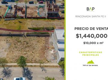 Terreno / Lote , León · Terreno de 144 m² en Venta en Misiones de Santa Fe