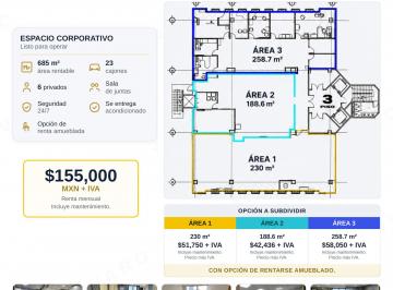 Oficina de 12 habitaciones, Monterrey · Piso 3 de Torre San Jerónimo
