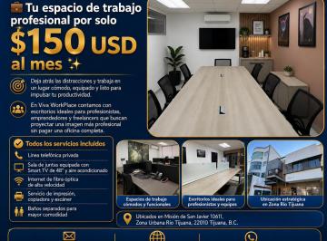 Oficina , Tijuana · Tu Espacio de Trabajo Profesional por Solo $150 Usd Al Mes