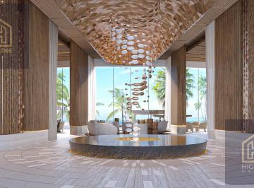 Departamento · 507m² · 4 Recámaras · 2 Estacionamientos · Departamento de 4 Habitaciones en Venta en Costa Mujeres Frente Al Mar | Beach Club y Restaurante