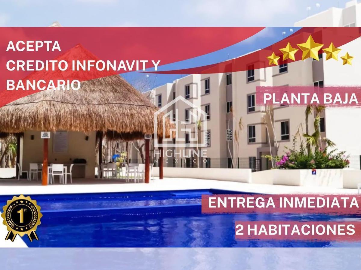 Departamento de 2 Habitaciones en Planta Baja Tulum | Entrega Inmediata | Acepta Creditos
