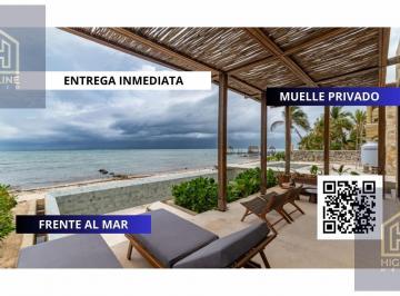 Departamento · 90m² · 1 Recámara · Departamento en Venta Tulum Frente Al Mar con Jacuzzi, Alberca y Terraza Privada Entrega Inmediata