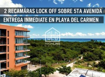 Departamento · 95m² · 2 Recámaras · Dos Recamaras Lock Of Sobre 5ta Av, Playa del Carmen, Vista Al Mar