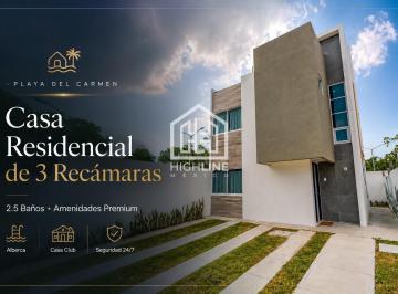 Casa · 97m² · 3 Recámaras · 1 Estacionamiento · Casa de 3 Recámaras con Amenidades y Excelente Ubicación en Playa del Carmen