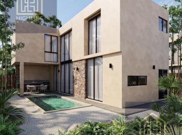 Villa · 435m² · 4 Recámaras · 2 Estacionamientos · Villa de 4 Recamaras + 4 Baños en Venta, Tulum, Preventa, Amenidades, 10 Min Mar