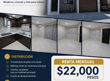 TELEFONO 6688321647 · Se Renta Casa Nueva en Los Pinos - Los Mochis Sinaloa