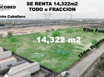 Terreno / Lote , General Escobedo · Terreno Industrial 14,322 m² (ó Fracción) Patio Transportista Escobedo Nl