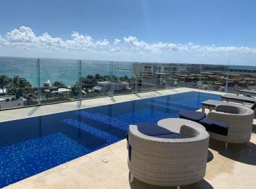 Departamento de 1 habitación, Solidaridad · Departamento con Vista Al Mar en Playa del Carmen. Cruz con Mar