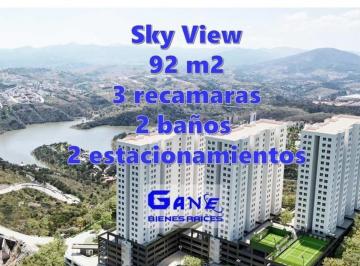 Departamento · 192m² · 2 Recámaras · 2 Estacionamientos · Renta Departamento Terraza 100 m² Sky View Atizapán Estado de México