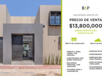 Casa de 4 habitaciones, León · Casa de 492 m² con 4 Recámaras en Venta en Residencial Santa Fe