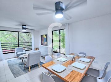 Departamento · 94m² · 3 Recámaras · 1 Estacionamiento · Departamento en Renta en Cancún en Supermanzana 2a Totalmente Amueblado y Equipado
