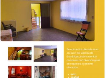 Casa uso de suelo de 6 habitaciones, Gustavo A. Madero · Casa con Local Comercial en Venta en Aragón La Villa