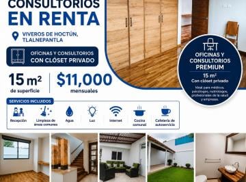 Local comercial , Tlalnepantla de Baz · Oficina Ejecutiva en Viveros, Servicios Incluidos.