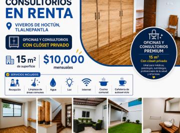 Local comercial , Tlalnepantla de Baz · Oficina Ejecutiva en Viveros, Servicios Incluidos.