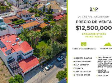 Casa de 3 habitaciones, León · Casa de 375 m² con 3 Recámaras en Venta en Villas del Campestre