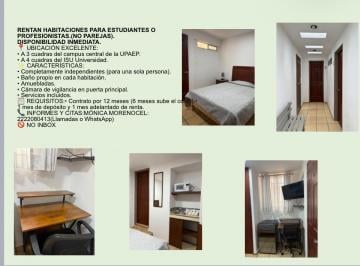 Departamento 20m² Renta Barrio de Santiago · Renta de Habitaciones Para Estudiantes o Profesionistas con Baño Propio