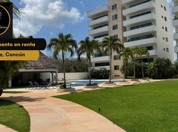 Departamento · 3 Recámaras · Departamento en Renta en Residencial Aqua, Cancún
