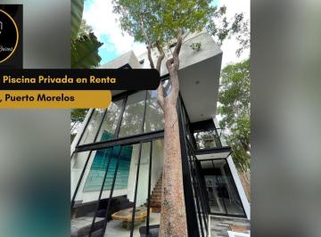 Casa · 3 Recámaras · 2 Estacionamientos · Casa Amueblada en Renta en Aldea Ha, Puerto Morelos