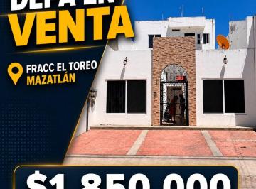 Departamento de 2 habitaciones, Mazatlán · Departamento en Venta en Mazatlan, Sinaloa (Fraccionamiento El Toreo)