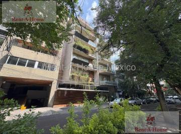 Departamento · 115m² · 1 Recámara · 2 Estacionamientos · Departamento en Renta en Cuauhtémoc, Hipodromo Condesa Am. 26 - 770