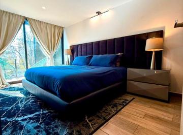 Departamento de 2 habitaciones, Cuauhtémoc · Departamento Ambueblado en Renta 75 m² en Monterrey, Roma Norte, 2 Recámaras con Terraza