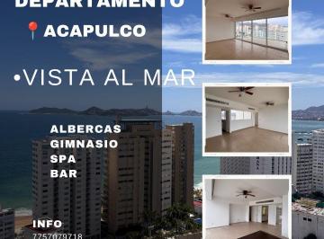 Departamento de 3 habitaciones, Acapulco de Juárez · Depa con Vista Al Mar
