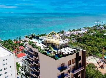 Departamento · 132ha · 2 Recámaras · 2 Estacionamientos · Ultimas Unidades con El 20% Off 2 Habitaciones en Cancún con Vista Al Mar, Alberca y Gym
