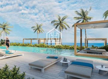Departamento · 86ha · 2 Recámaras · 1 Estacionamiento · Departamento en Venta de 1 Habitación Estudio en Puerto Morelos | Jacuzzi, Frente Al Mar