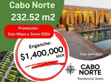 Terreno / Lote · 240m² · Lote Residencial en Privada Gaeta Dentro de Cabo Norte