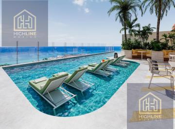 Departamento · 57m² · 1 Recámara · 1 Estacionamiento · Departamento con Vista Al Mar en Venta 1 Recamara, Playa del Carmen
